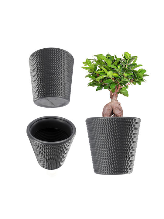 Kadax Anthracite Flower Pot 40 Cm