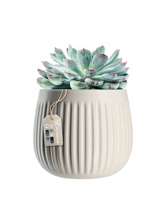 Kadax Ceramic Pot 14cm White Planter