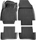 Umbrella Set Covorașe Față și Spate 4buc din Furtun pentru Renault Captur - Capturare 2013-2019 Negre