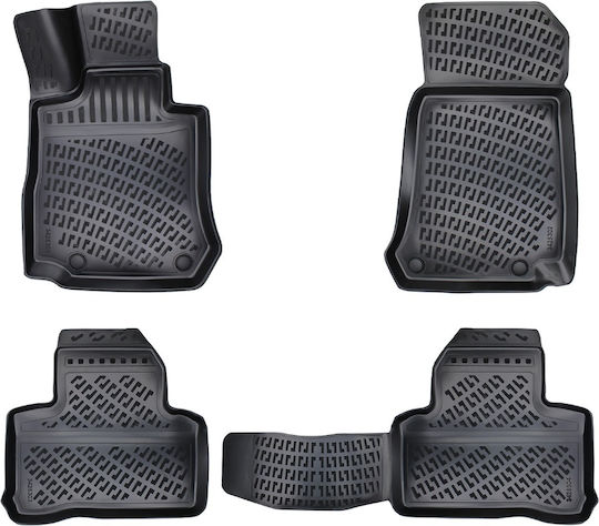 Umbrella Set Covorașe Față și Spate 4buc din Furtun pentru Mercedes-Benz GLC - Magazin online 2015+ Negre