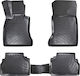 Umbrella Set Covorașe Față și Spate 4buc din Furtun pentru BMW Seria 5 / E60 2003-2010 Negre