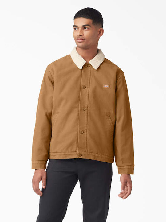 Dickies Canvas Herren Jacke Lässig CAFE