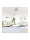 Living Room Furniture Set 3-Seater & 2-Seater Beige