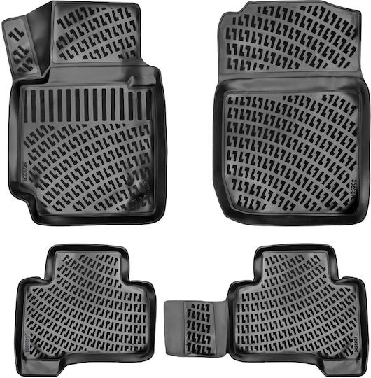 Umbrella Set Covorașe Față și Spate 4buc din Furtun pentru Suzuki Vitara / Grand Vitara 2005-2015 Negre