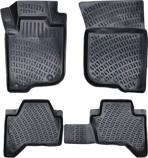 Umbrella Set Covorașe Față și Spate 4buc din Furtun pentru Mitsubishi Pajero 2006+ Negre