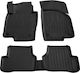 Umbrella Set Covorașe Față și Spate 4buc din Furtun pentru Volkswagen Passat 2010-2014 Negre
