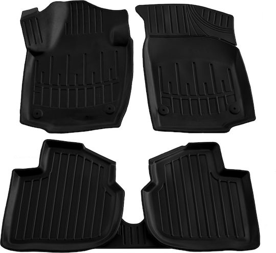 Umbrella Σετ Μπροστινά και Πίσω Πατάκια 4τμχ για Skoda Rapid 2012-2019 Μαύρα