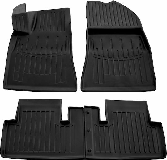 Umbrella Set Covorașe Față și Spate 4buc din Furtun Tesla Model 3 2017+ Negre