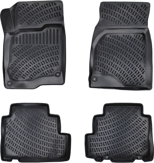 Umbrella Set Covorașe Față și Spate 4buc din Furtun pentru Opel Antara 2007+ Negre