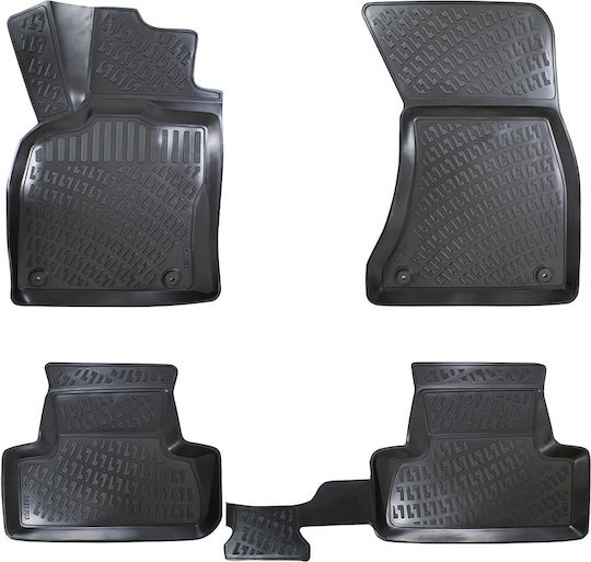 Umbrella Set Covorașe Față și Spate 4buc din Furtun pentru Audi Q5 2008-2017 Negre