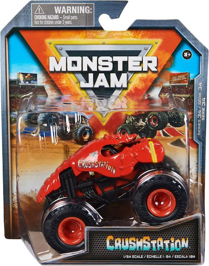 Mașină Monster Jam Metallic Crushstation Scara 1:64