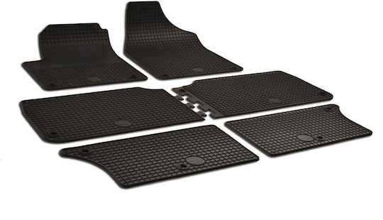 Umbrella Set Covorașe Față și Spate 6buc din Furtun pentru Seat Alhambra Volkswagen Magazin online Sharan 1996-2009 Negre