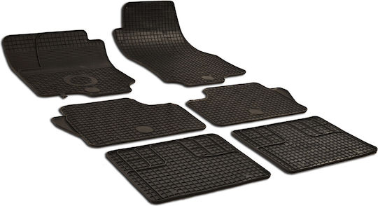 Umbrella Set Covorașe Față și Spate 6buc din Furtun pentru Opel Zafira 2005-2010 Negre