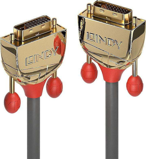 Lindy 2m DVI-D male to DVI-D male Cable Black (36202)