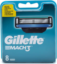 Gillette Mach3 mit & Gleitstreifen 8Stück