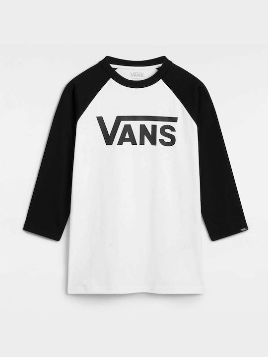 Vans Kids Blouse Long Sleeve Black Classic Raglan