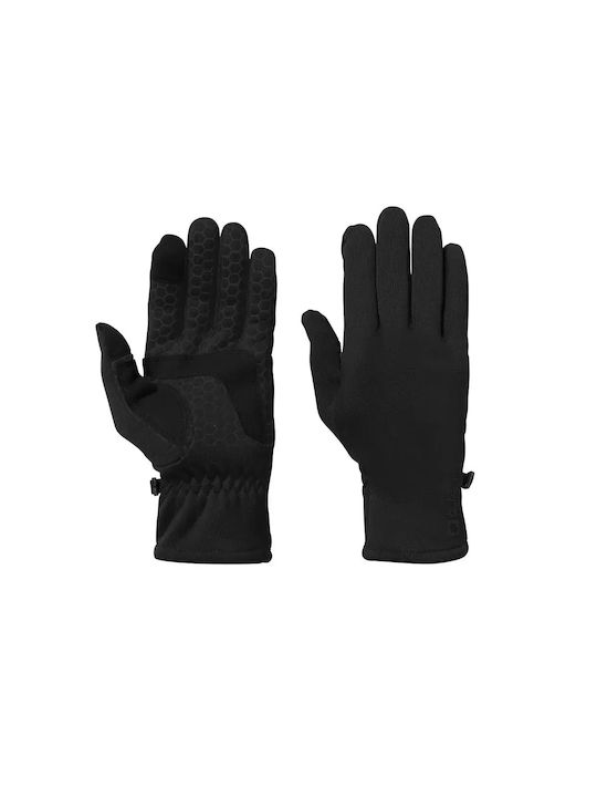 Jack Wolfskin Ανδρικά Γάντια Σκι & Snowboard Μαύρα