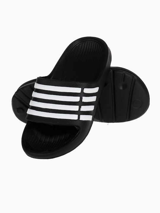 The Shoemart Șlapi pentru copii Slides Negre