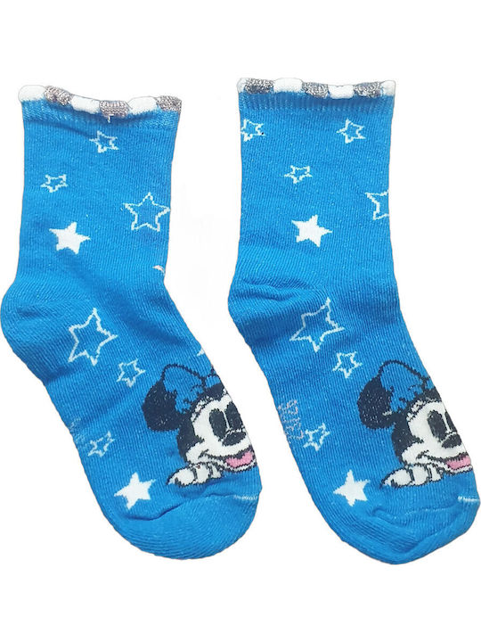 Disney Παιδικές Κάλτσες Minnie Blue