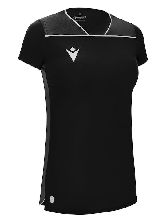 Steel Eco Damen-Spieltrikot Schwarz Dunkelgrau/Weiß