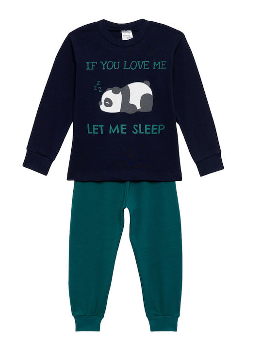 Pretty Baby Детска пижама Зимна Blue Marine