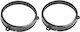 Car Speaker Adapter Rings Code 20.503 Fiat Panda 2003-2012 Rear 165mm