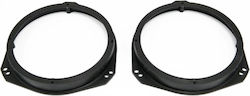 Lautsprecher-Adapterringe Code 20.518 Fiat Tipo 2015-2023 Front 165mm Lautsprecher-Adapterringe Code 20.518 Fiat Tipo 2015-2023 Front 165mm