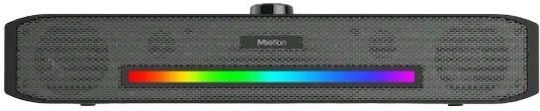 Meetion SP1001 Ασύρματα Ηχεία Υπολογιστή 2.0 με RGB Φωτισμό και Bluetooth Μαύρα