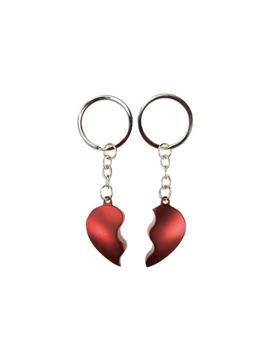 Basi Keychain Metallic Red