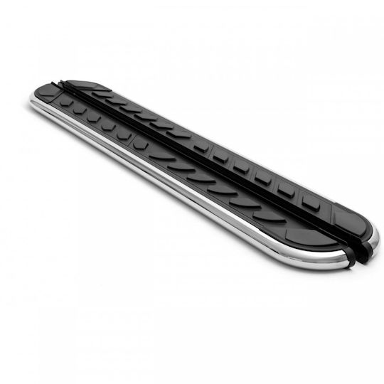 Side Steps Side Bars Made of Stainless Steel Plastic Compatible with Toyota Hilux 2006-2015