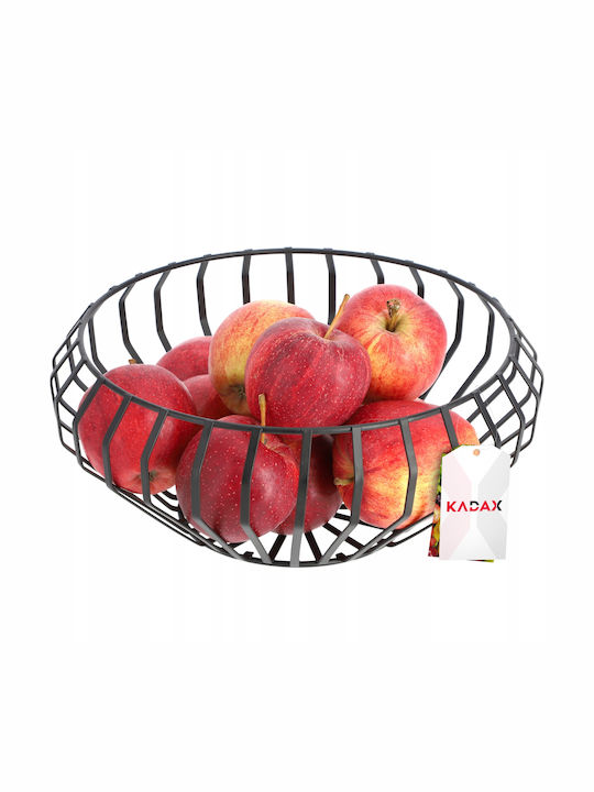 Kadax Fruit Bowl Metallic Black