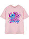 Kids' T-shirt Multicolour Lilo & Stitch Girls Love
