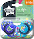 Tommee Tippee Fun Style Pacifiers Silicone Puppies - N/A for 6-18 months 2pcs