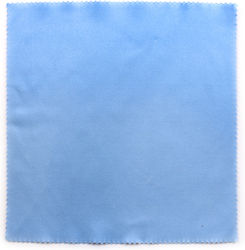 Light Blue Eyewear Cleaning Cloths with Microfibers