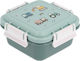 Tutete Plastic Kids' Food Container 0.78lt Green x 6cm