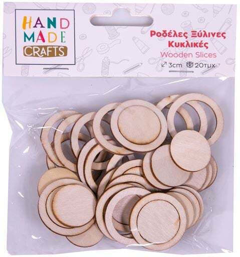 Handgefertigte Holzscheiben 20 Stück 3cm