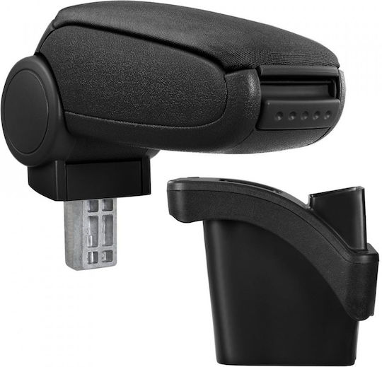 Car Armrest Renault Megane Ii 2002-2008 Black Faux Leather