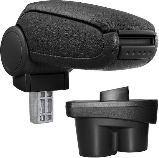 Car Armrest Opel Corsa E 2014-2019 Black Faux Leather