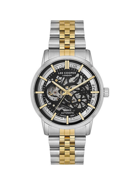 Lee Cooper Watch Automatic with Gold Metal Bracelet