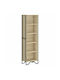 Bookcase Beige 50x31x169cm