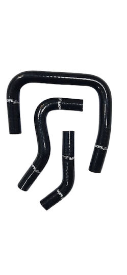 Set furtunuri siliconice Yamaha Aerox-155/Nmax Negru