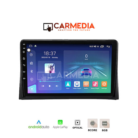 Carmedia Car Audio System for Volkswagen Transporter 2003-2020 (Bluetooth/USB/WiFi/GPS/Apple-Carplay/Android-Auto) with Touch Screen 9.5"