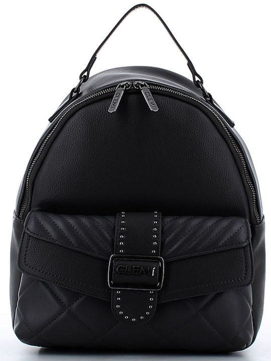 CLEMi Damen Tasche Rucksack Schwarz