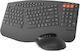 Meetion DirectorB Wireless Bluetooth Keyboard & Mouse Set English US