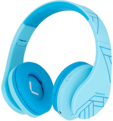 PowerLocus P2 Ασύρματα Bluetooth Over Ear Παιδικά Ακουστικά Μπλε 069308