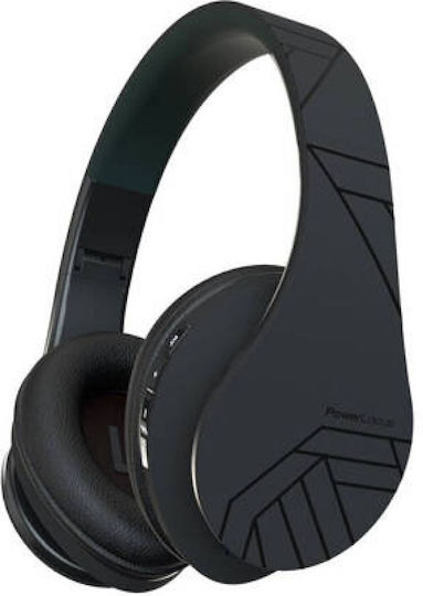 PowerLocus P2 Wireless / Wired Over Ear Headphones with Radio with 20 hours of Operation Black