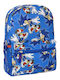 Funko School Bag Backpack Junior High-High School Blue with Water Bottle Holder