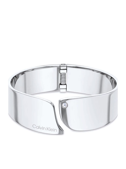 Calvin Klein Armreif Stahl Silber 35000659 Schm...