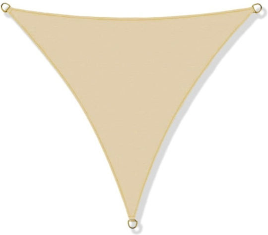 AIO Factory Триъгълник Shade Sail Бежов с PVC покритие 3м