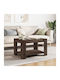 Rectangular Glass Side Table Drys M73xW53xH45cm